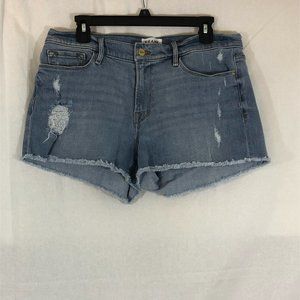 FRAME Le Cutoff Denim Jean Shorts Size 31 Distressed